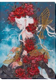 Bead Embroidery Kit on Art Canvas "On the way to the dream"