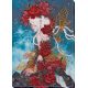 Bead Embroidery Kit on Art Canvas "On the way to the dream"