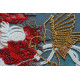 Bead Embroidery Kit on Art Canvas "On the way to the dream"