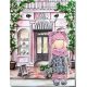 Bead Embroidery Kit on Art Canvas "Having a dessert"