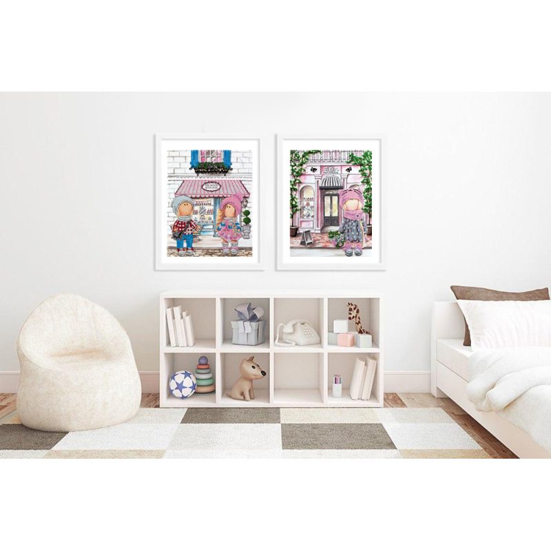 Bead Embroidery Kit on Art Canvas "Having a dessert"