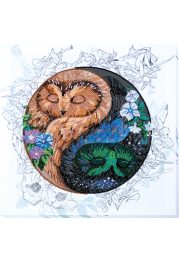 Bead Embroidery Kit on Art Canvas "Harmony"