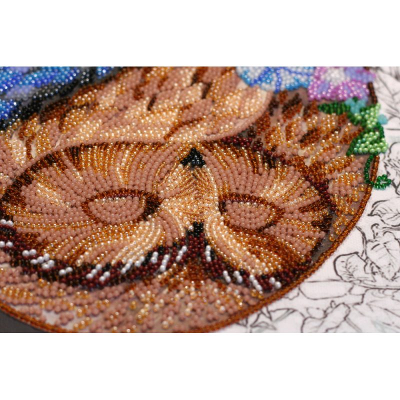Bead Embroidery Kit on Art Canvas "Harmony"