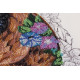 Bead Embroidery Kit on Art Canvas "Harmony"
