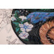 Bead Embroidery Kit on Art Canvas "Harmony"