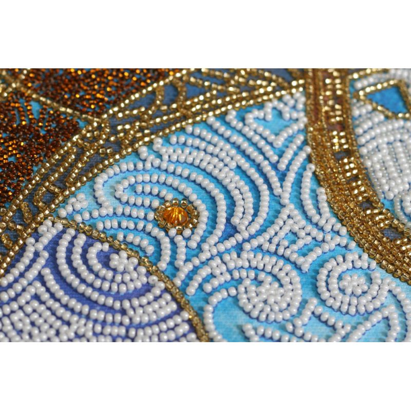 Bead Embroidery Kit on Art Canvas "Moonwalk"