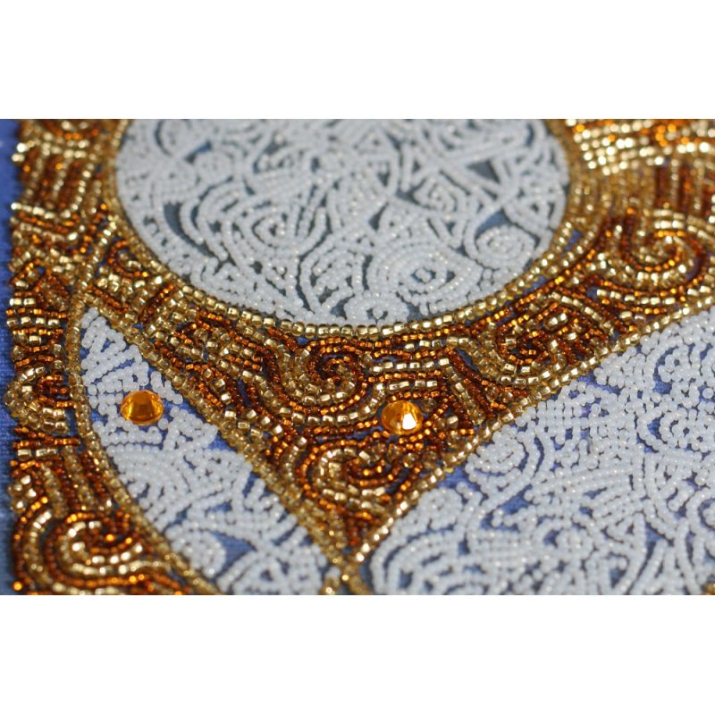 Bead Embroidery Kit on Art Canvas "Moonwalk"