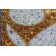 Bead Embroidery Kit on Art Canvas "Moonwalk"