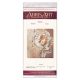 Bead Embroidery Kit on Art Canvas "Peony"