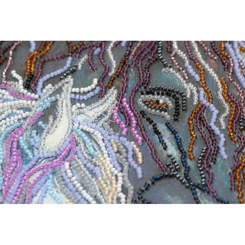 Bead Embroidery Kit on Art Canvas "Devotion"