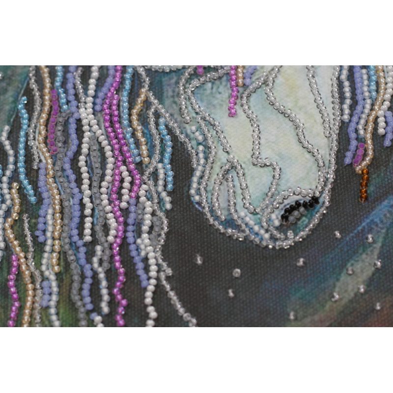 Bead Embroidery Kit on Art Canvas "Devotion"