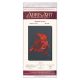 Bead Embroidery Kit on Art Canvas "Red gold"