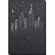 Bead Embroidery Kit on Art Canvas "The glitter of the night lights"