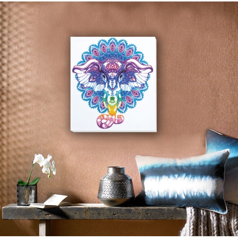 Bead Embroidery Kit on Art Canvas "Prosperity"