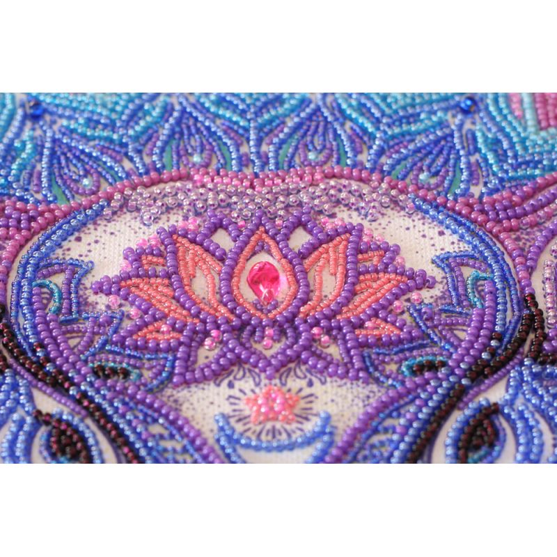 Bead Embroidery Kit on Art Canvas "Prosperity"