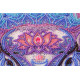 Bead Embroidery Kit on Art Canvas "Prosperity"