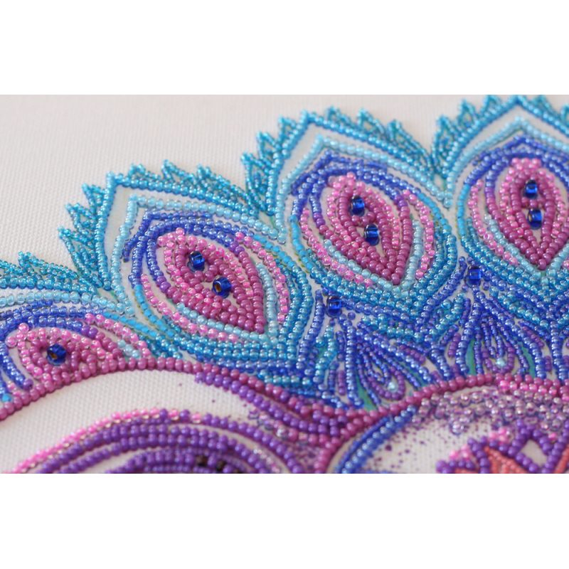 Bead Embroidery Kit on Art Canvas "Prosperity"