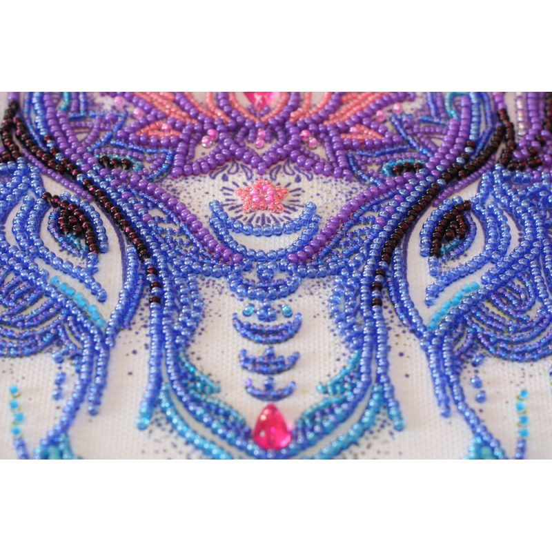 Bead Embroidery Kit on Art Canvas "Prosperity"