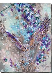Bead Embroidery Kit on Art Canvas "In the morning haze"