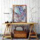 Bead Embroidery Kit on Art Canvas "In the morning haze"