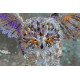 Bead Embroidery Kit on Art Canvas "In the morning haze"