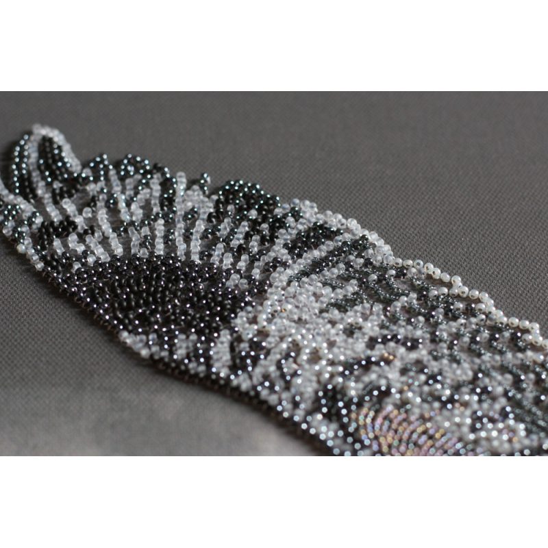 Bead Embroidery Kit on Art Canvas "Night flight"