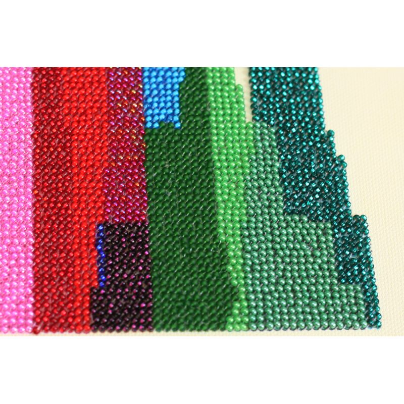 Bead Embroidery Kit on Art Canvas "New York City"