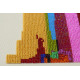 Bead Embroidery Kit on Art Canvas "New York City"