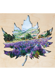 Bead Embroidery Kit with Wooden Frame "Fields of Provence"