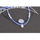 Bead Embroidery Kit on Art Canvas "Moon pattern"