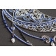 Bead Embroidery Kit on Art Canvas "Moon pattern"