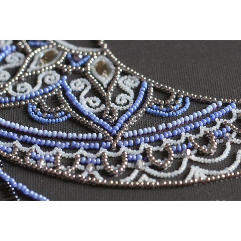 Bead Embroidery Kit on Art Canvas "Moon pattern"