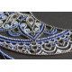 Bead Embroidery Kit on Art Canvas "Moon pattern"