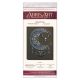 Bead Embroidery Kit on Art Canvas "Moon pattern"
