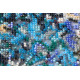 Bead Embroidery Kit on Art Canvas "Moon phases"