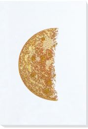 Bead Embroidery Kit on Art Canvas "Cadence-2 white"