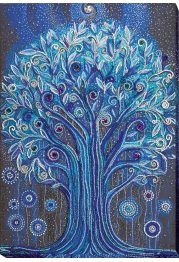 Bead Embroidery Kit on Art Canvas "Gate to infinity"