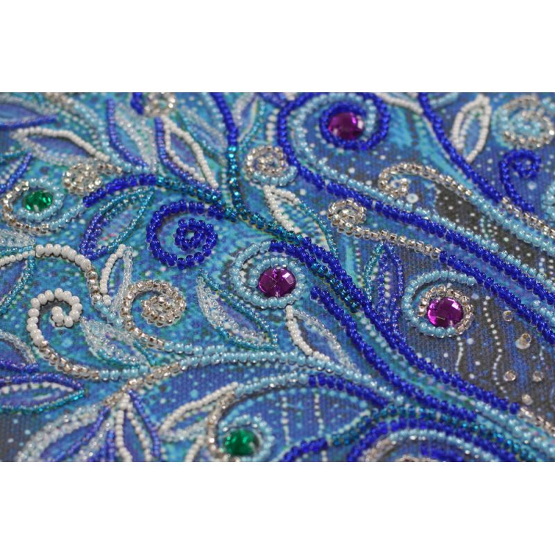 Bead Embroidery Kit on Art Canvas "Gate to infinity"