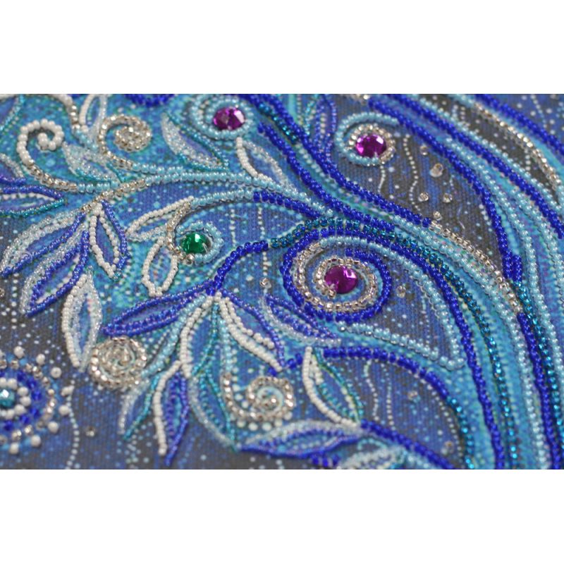 Bead Embroidery Kit on Art Canvas "Gate to infinity"