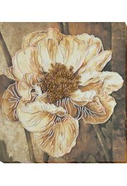 Bead Embroidery Kit on Art Canvas "Peony-2"