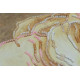 Bead Embroidery Kit on Art Canvas "Peony-2"
