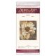 Bead Embroidery Kit on Art Canvas "Peony-2"