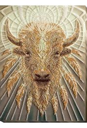 Bead Embroidery Kit on Art Canvas "Good gift"