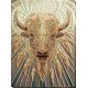 Bead Embroidery Kit on Art Canvas "Good gift"