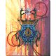 Bead Embroidery Kit on Art Canvas "Faberge beetle"