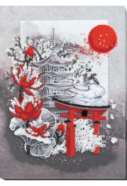 Bead Embroidery Kit on Art Canvas "Yugen"