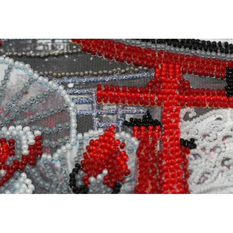 Bead Embroidery Kit on Art Canvas "Yugen"