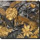 Bead Embroidery Kit on Art Canvas "Golden Tropics"