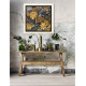 Bead Embroidery Kit on Art Canvas "Golden Tropics"