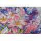 Bead Embroidery Kit on Art Canvas "Light pink"